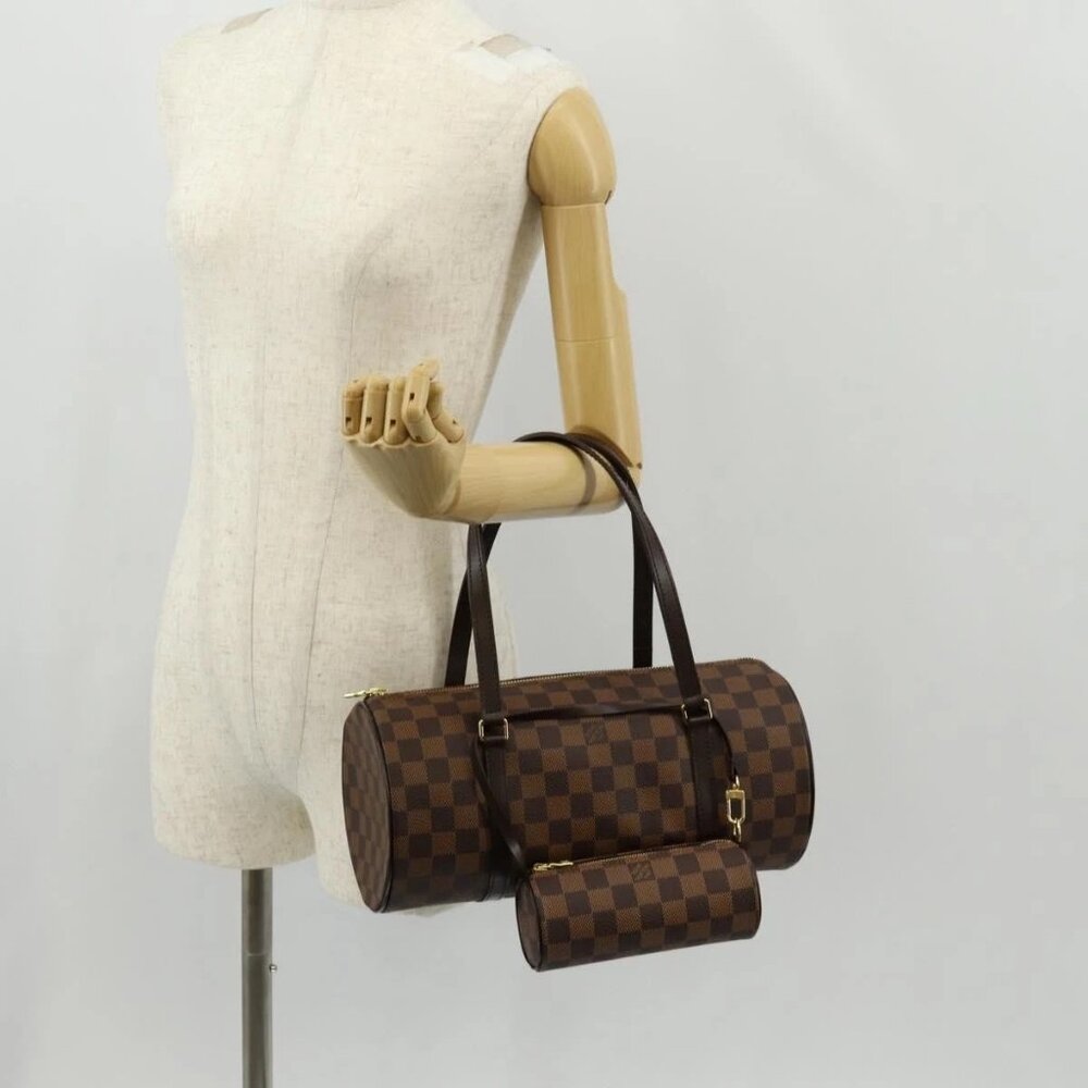 LOUIS VUITTON Damier Ebene Papillon 30 Hand Bag N51303 LV Auth 158050V